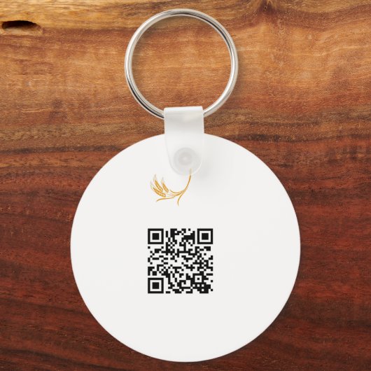 Yahowah QR Code Sleutelhanger (Achterkant)