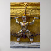 Yahsha statue in Bangkok Poster (Voorkant)