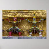 Yahsha statue in Bangkok Poster (Voorkant)