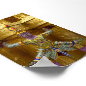 Yahsha statue in Bangkok Poster (Hoek)