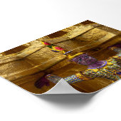 Yahsha statue in Bangkok Poster (Hoek)