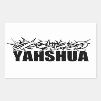Yahshua Rechthoekige Sticker