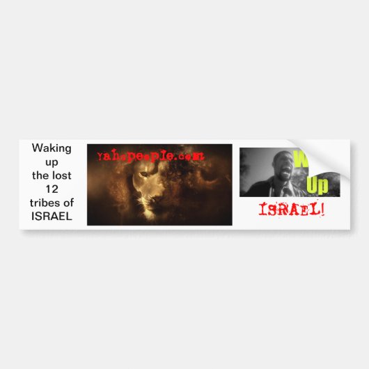 Yahspeople.com Bumpersticker (Voorkant)