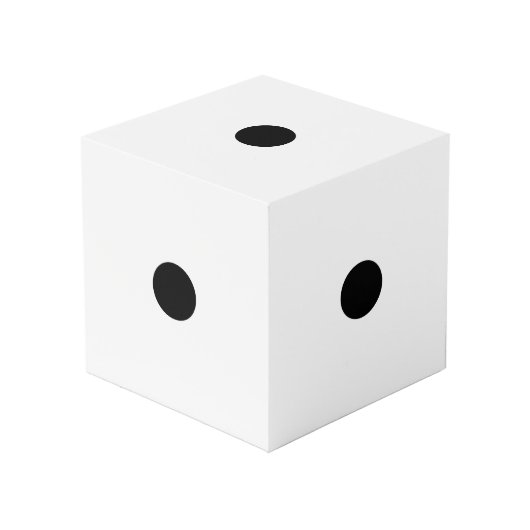 Yahtzee - Dice game die number 1 alle 5 kanten Kubus (Achter hoekig)