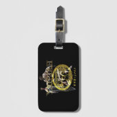 Yahuah-naam boven alle namen 03 Royal Bagagelabel (Voorkant (verticaal))