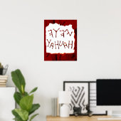 Yahuah Poster (Thuiskantoor)