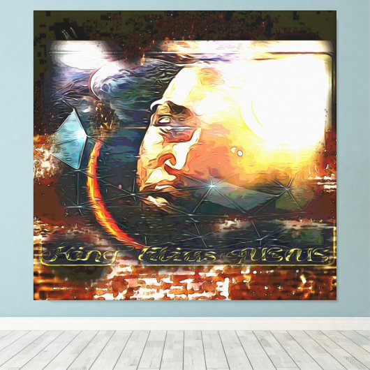 Yahuah Watchman 1-02 Canvas Afdruk (Insitu (Houten vloer))