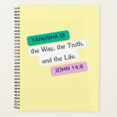 Yahusha is de manier van grafisch ontwerpen planner (Voorkant)