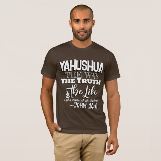 YAHUSHUA de Weg T shirt (Voorkant volledig)
