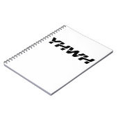 Yahweh Black Spiral Notitieboek (Linkerzijde)