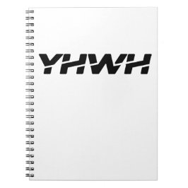 Yahweh Black Spiral Notitieboek