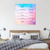 Yahweh Canvas Afdruk (Insitu (Slaapkamer))