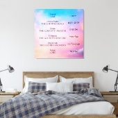 Yahweh Canvas Afdruk (Insitu (Slaapkamer))