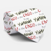 YahWeh de ENIGE weg naar religie Stropdas (Opgerold)