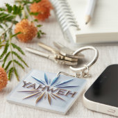 Yahweh & Dove Acryl Sleutelhanger –Ai ontwerp (Voorkant Rechts)
