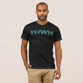 Yahweh Dusty Blauwgroen T-shirt (Voorkant volledig)