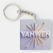 Yahweh Emblem Sleutelhanger – Ai design (Voorkant)