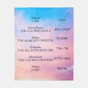 Yahweh Fleece Deken