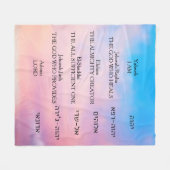 Yahweh Fleece Deken (Voorkant (Horizontaal))