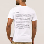 Yahweh (in het Hebreeuws geschreven) Mannen Shirt (Achterkant)