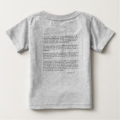 Yahweh (in het Hebreeuws geschreven) Toddler Shirt (Achterkant)