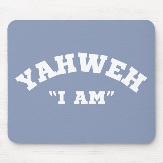 Yahweh Mousepad Muismat (Voorkant)