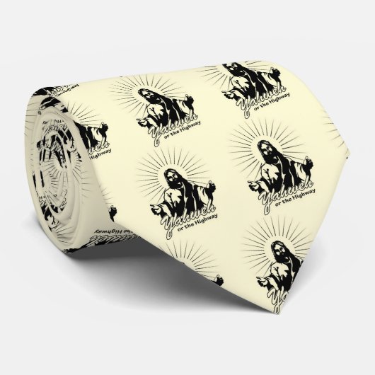 Yahweh of de Highway Stropdas (Opgerold)