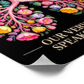 Yahweh Our Very Breath Speaks His Name Christian  Poster (Hoek)