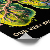 Yahweh Our Very Breath Speaks His Name Christian Poster (Hoek)