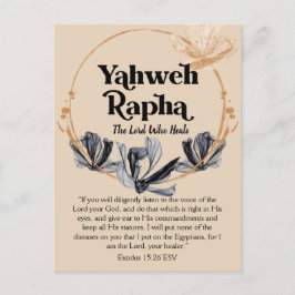 Yahweh Rapha | Namen van de goddelijke revolutie Briefkaart