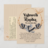 Yahweh Rapha | Namen van de goddelijke revolutie Briefkaart (Voorkant / Achterkant)