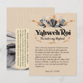Yahweh Roi | Namen van de goddelijke revolutie Briefkaart (Voorkant / Achterkant)
