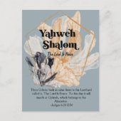 Yahweh Shalom | Namen van de goddelijke revolutie Briefkaart (Voorkant)