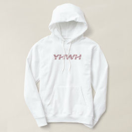 Yahweh Stof Roze Hoodie