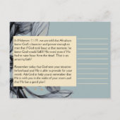 Yahweh Yireh | Namen van de goddelijke revolutie Briefkaart (Achterkant)