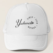 Yahweh Yireh Shalom Ezer Names of God Christian Do Trucker Pet (Voorkant)