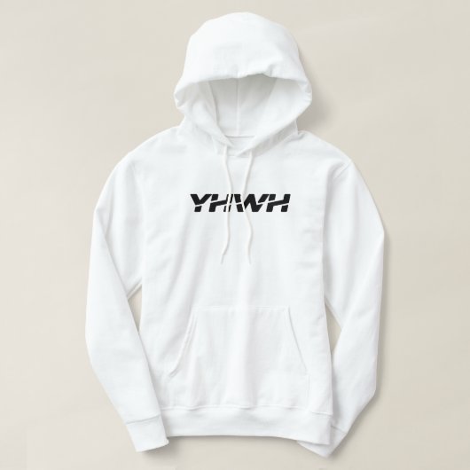 Yahweh Zwarte Hoodie (Design voorkant)