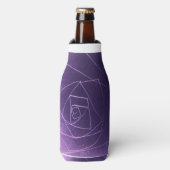 Yaie abstracte kunst paarse spirituele kleur kan k flesjeskoeler (Fles Voorkant)