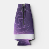 Yaie abstracte kunst paarse spirituele kleur kan k flesjeskoeler (Achterkant)