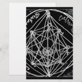 yaie alchemistisch transmutatieart. briefpapier (Voorkant / Achterkant)