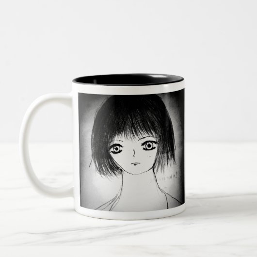 yaie anime manga  meisje tweekleurige koffiemok (Links)