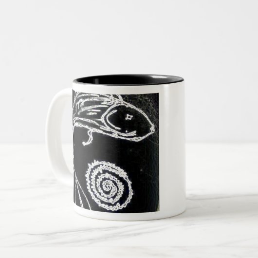 yaie betta tweekleurige koffiemok (Voorkant links)