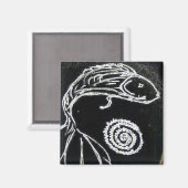 Yaie Betta vistekening Magneet (Voorkant / Achterkant)