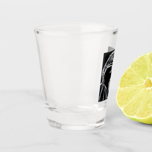 Yaie Betta vistekening Shot Glas (Links)