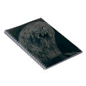 yaie groeien de wormtekening en uw ziel donker notitieboek (Rechterzijde)