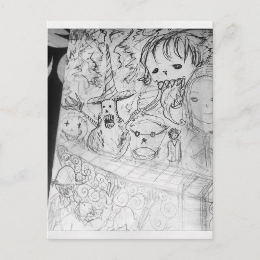 Yaie Monster Manga Anime Briefkaart (Voorkant)