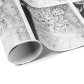 Yaie Monster Manga Anime Cadeaupapier (Rol Hoek)