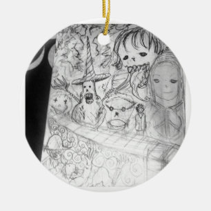 yaie monster manga anime keramisch ornament