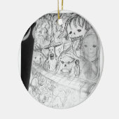 yaie monster manga anime keramisch ornament (Links)