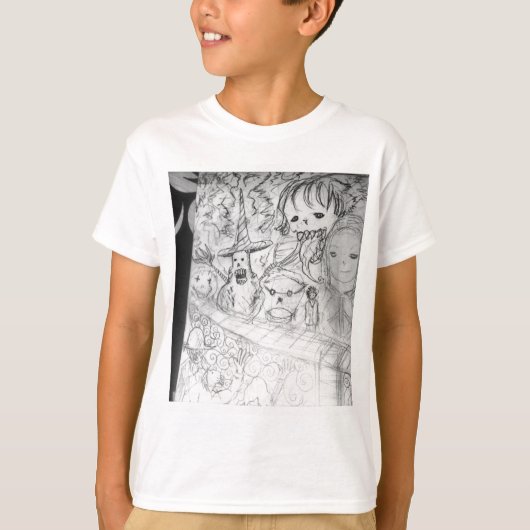 yaie monstermanga anime t-shirt (Voorkant)